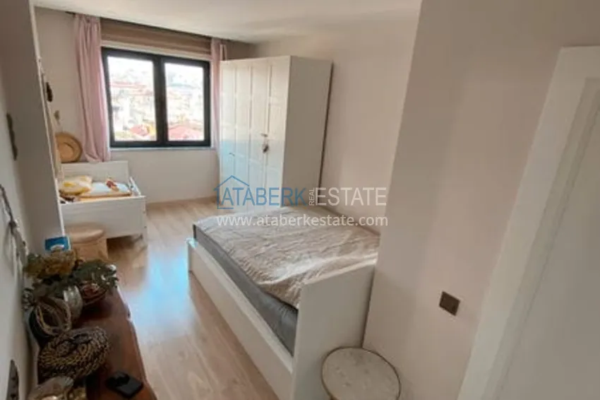 Приобрести Линейная квартира 3+1 в центре Алании — под ключ, подходит для ВНЖ, отдельная кухня, вид на море и горы 10