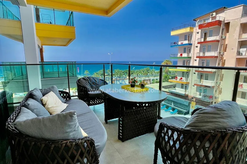 Приобрести Квартира 2+1 на первой береговой линии в Махмутларе — готовый вариант с видом на море 10 