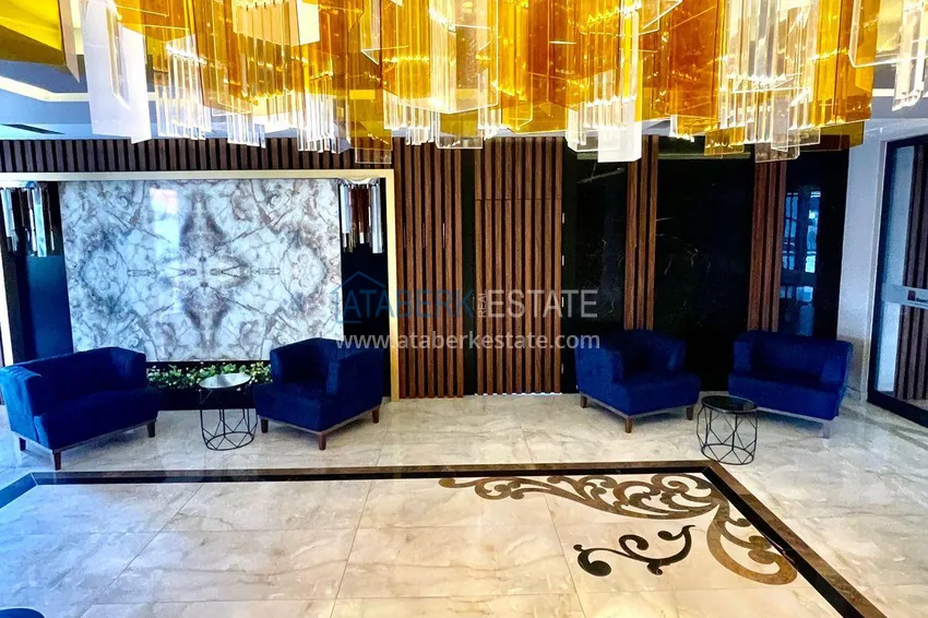 Квартира 2+1 на первой береговой линии в Махмутларе — готовый вариант с видом на море 11 