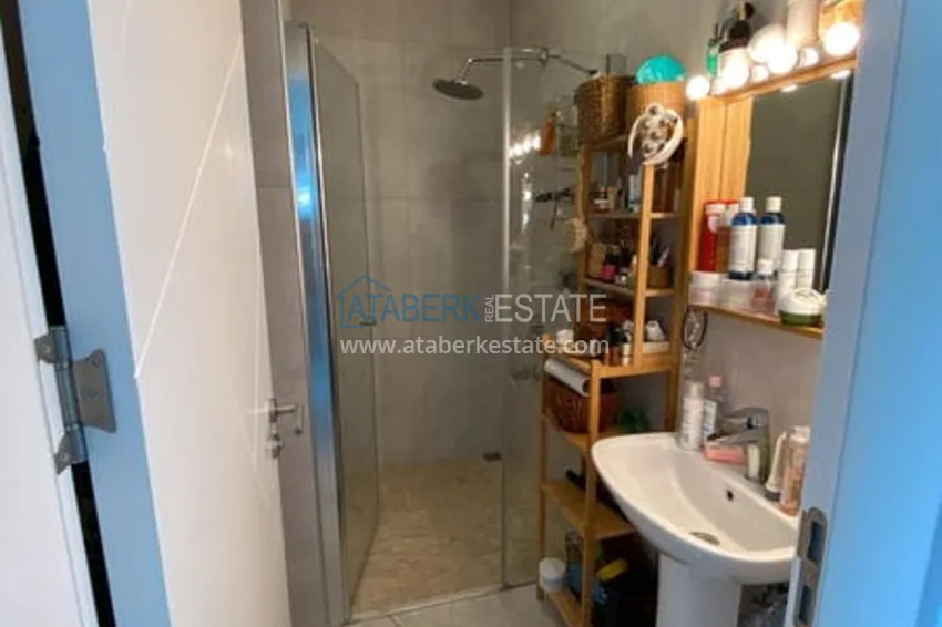 Приобрести Линейная квартира 3+1 в центре Алании — под ключ, подходит для ВНЖ, отдельная кухня, вид на море и горы 14