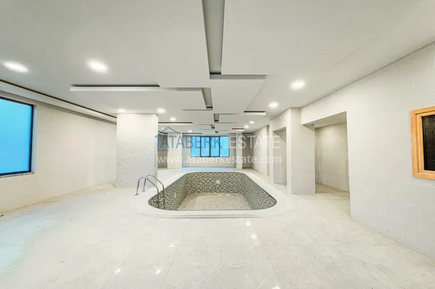 Линейная квартира 3+1 в центре Алании — под ключ, подходит для ВНЖ, отдельная кухня, вид на море и горы 23