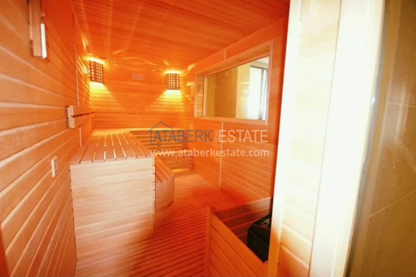 Линейная квартира 3+1 в центре Алании — под ключ, подходит для ВНЖ, отдельная кухня, вид на море и горы 25