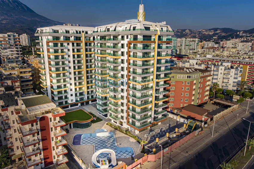 Квартира 2+1 на первой береговой линии в Махмутларе — готовый вариант с видом на море 2 