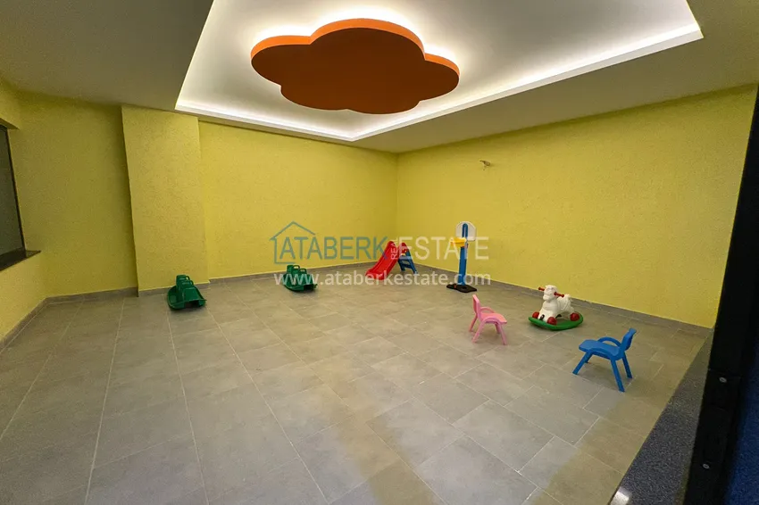 Новая квартира 1+1 в Махмутларе, Алания — новостройка с видом на горы 14 