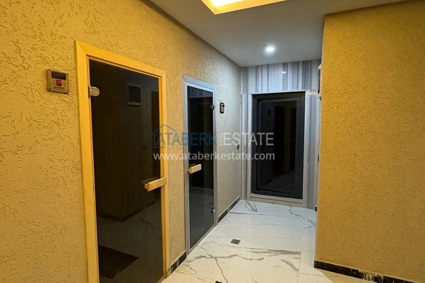 Новая квартира 1+1 в Махмутларе, Алания — новостройка с видом на горы 16 