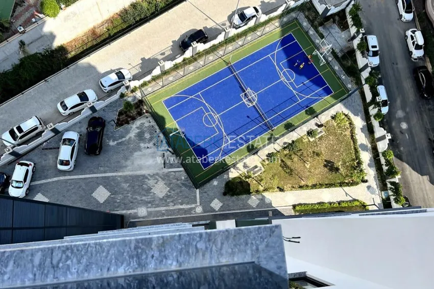 Приобрести Квартира 1+1 с мебелью в Махмутларе, Алания – вид на море, комплекс с отельной инфраструктурой 13