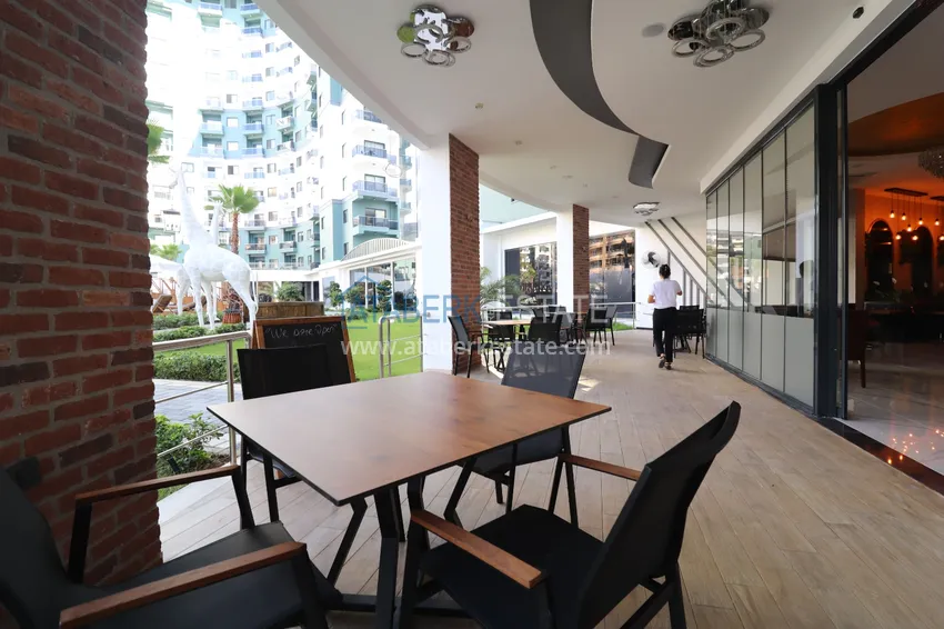 Квартира 1+1 с мебелью в Махмутларе, Алания – вид на море, комплекс с отельной инфраструктурой 16