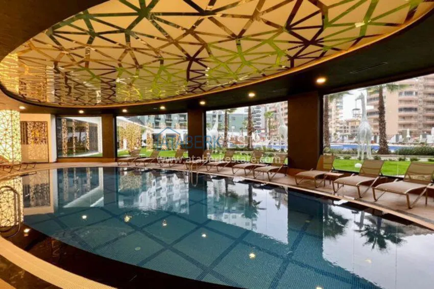 Квартира 1+1 с мебелью в Махмутларе, Алания – вид на море, комплекс с отельной инфраструктурой 23