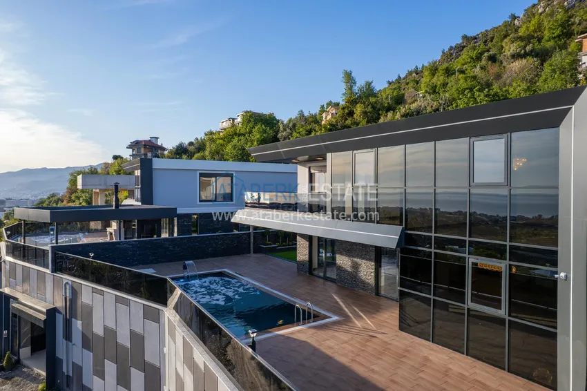 Элитная вилла в Кестеле, Алания – современный дизайн, панорамные виды и полный комфорт. Недвижимость под гражданство  14 