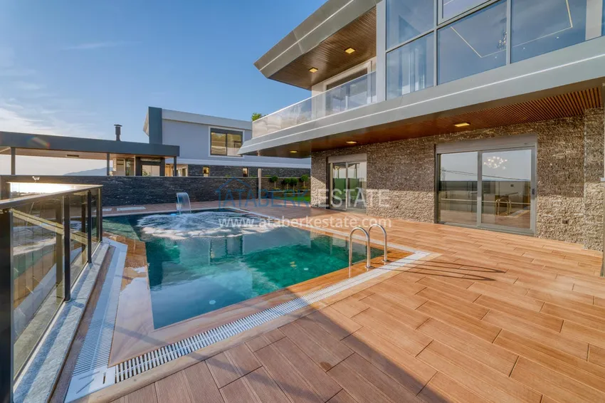 Элитная вилла в Кестеле, Алания – современный дизайн, панорамные виды и полный комфорт. Недвижимость под гражданство  18 