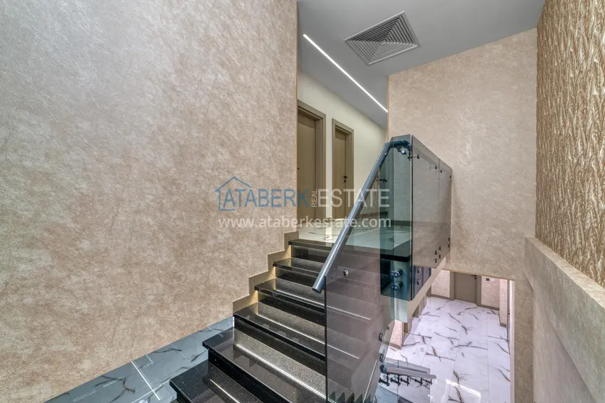 Приобрести Элитная вилла в Кестеле, Алания – современный дизайн, панорамные виды и полный комфорт. Недвижимость под гражданство  19 