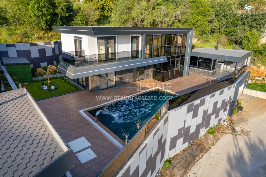 Элитная вилла в Кестеле, Алания – современный дизайн, панорамные виды и полный комфорт. Недвижимость под гражданство  1 