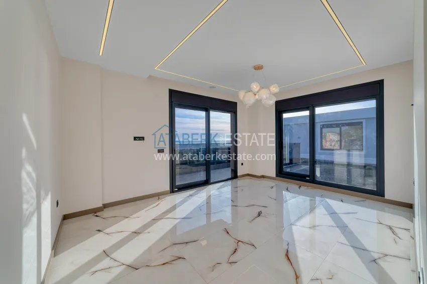 Приобрести Элитная вилла в Кестеле, Алания – современный дизайн, панорамные виды и полный комфорт. Недвижимость под гражданство  26 