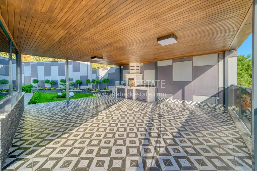 Элитная вилла в Кестеле, Алания – современный дизайн, панорамные виды и полный комфорт. Недвижимость под гражданство  32 