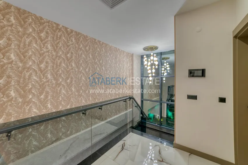 Приобрести Элитная вилла в Кестеле, Алания – современный дизайн, панорамные виды и полный комфорт. Недвижимость под гражданство  36 