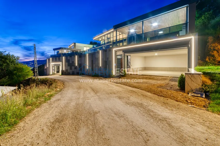 Элитная вилла в Кестеле, Алания – современный дизайн, панорамные виды и полный комфорт. Недвижимость под гражданство  45 