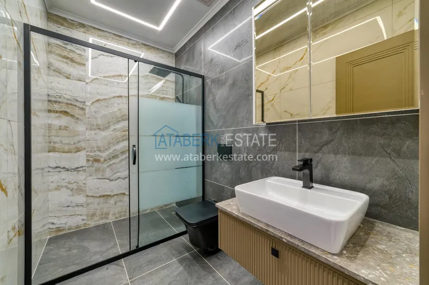 Приобрести Элитная вилла в Кестеле, Алания – современный дизайн, панорамные виды и полный комфорт. Недвижимость под гражданство  56 