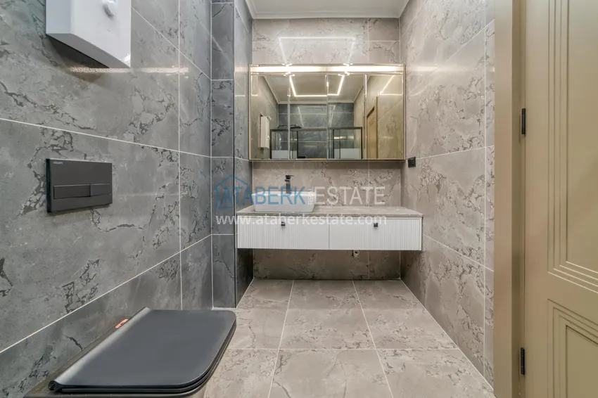 Приобрести Элитная вилла в Кестеле, Алания – современный дизайн, панорамные виды и полный комфорт. Недвижимость под гражданство  58 