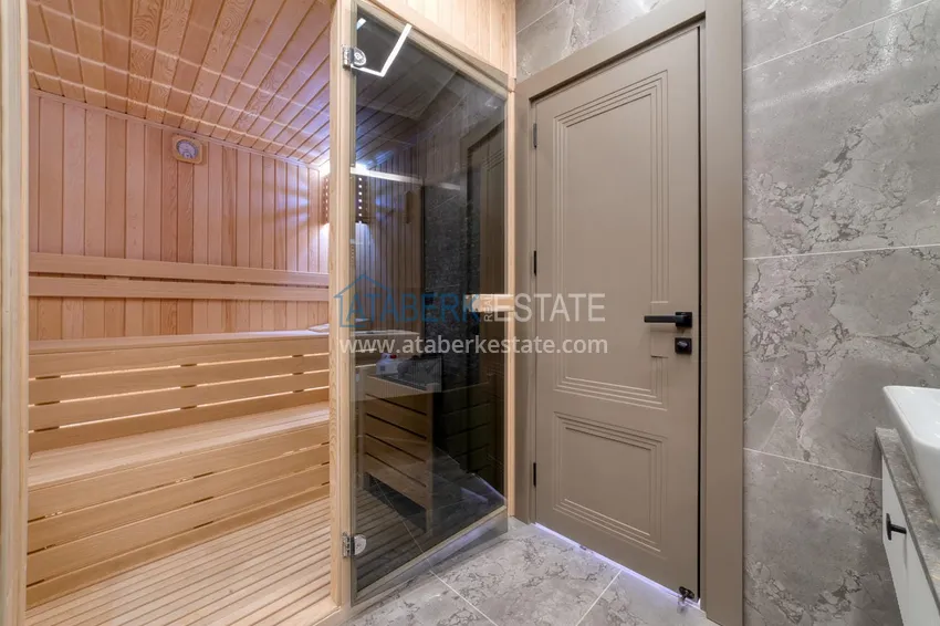 Приобрести Элитная вилла в Кестеле, Алания – современный дизайн, панорамные виды и полный комфорт. Недвижимость под гражданство  59 