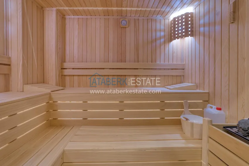 Приобрести Элитная вилла в Кестеле, Алания – современный дизайн, панорамные виды и полный комфорт. Недвижимость под гражданство  60 