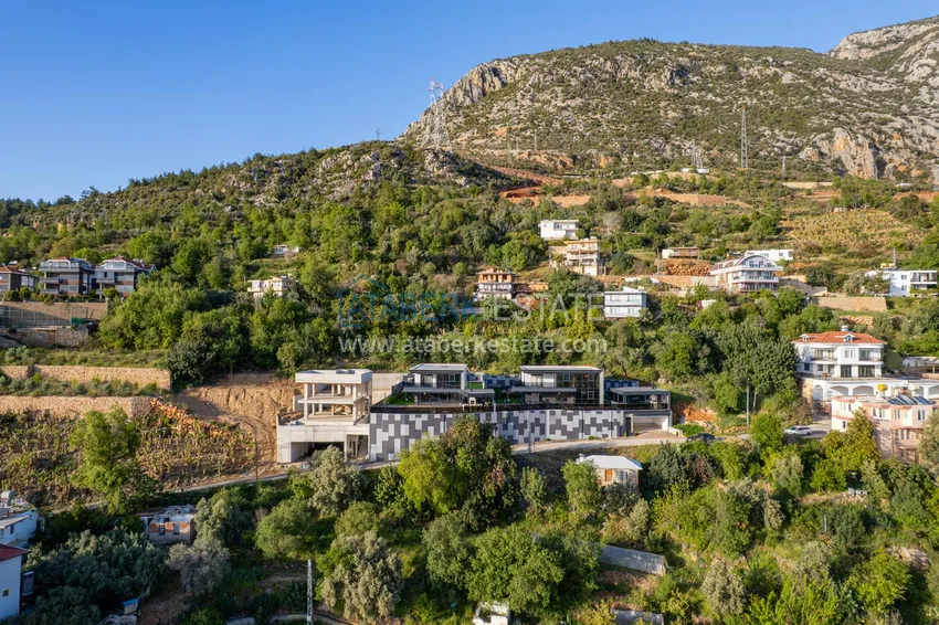 Элитная вилла в Кестеле, Алания – современный дизайн, панорамные виды и полный комфорт. Недвижимость под гражданство  7 