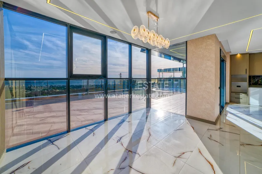 Приобрести Элитная вилла в Кестеле, Алания – современный дизайн, панорамные виды и полный комфорт. Недвижимость под гражданство  7 