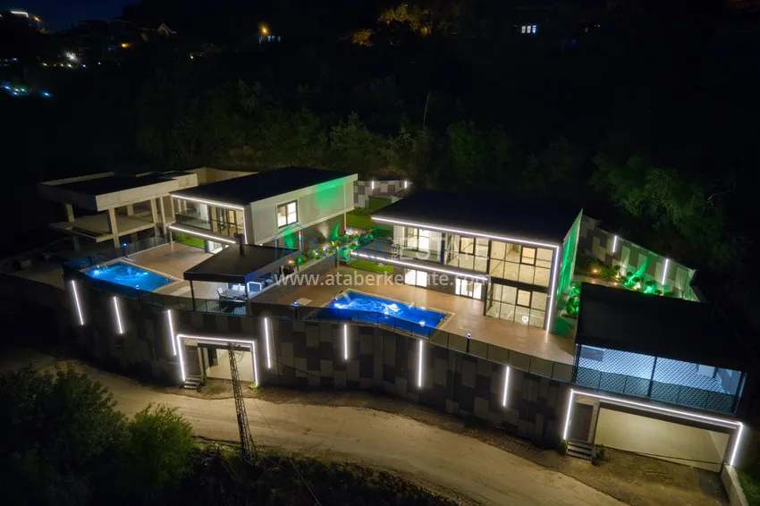 Элитная вилла в Кестеле, Алания – современный дизайн, панорамные виды и полный комфорт. Недвижимость под гражданство  9 