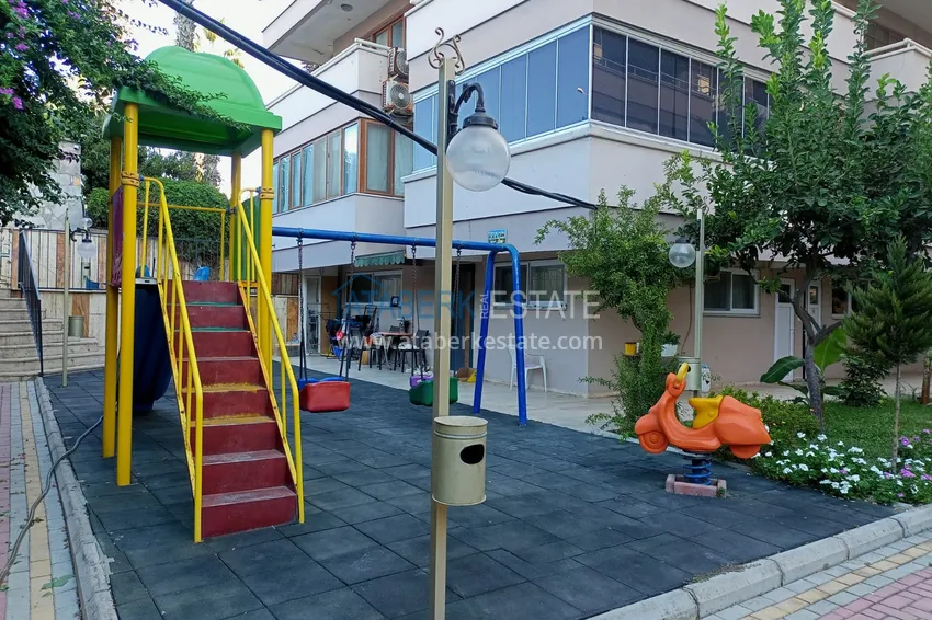 Двухкомнатная квартира в Махмутларе, Алания - с мебелью, вид на море, первая береговая 16 