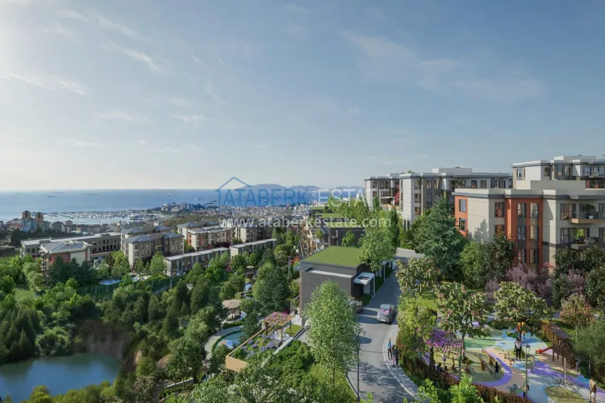 Государственный проект в Стамбуле, район Пендик - Инвестиционные квартиры и виллы 9 