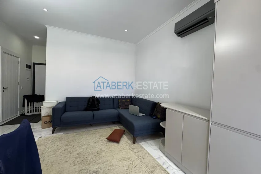 Приобрести Двухуровневый пентхаус в Алании, район Кестель - с мебелью и видом на море 3 