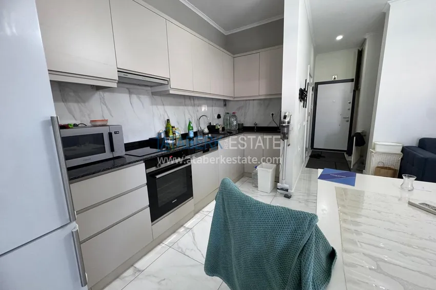 Приобрести Двухуровневый пентхаус в Алании, район Кестель - с мебелью и видом на море 6 