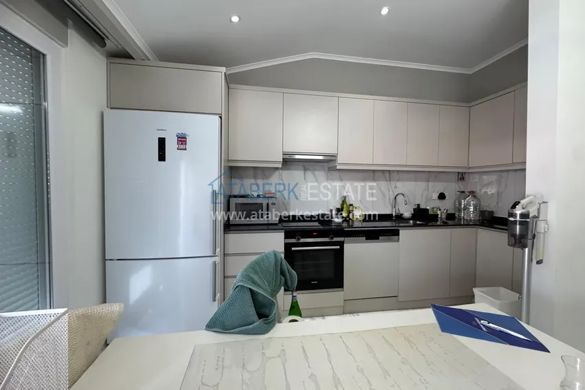 Приобрести Двухуровневый пентхаус в Алании, район Кестель - с мебелью и видом на море 7 