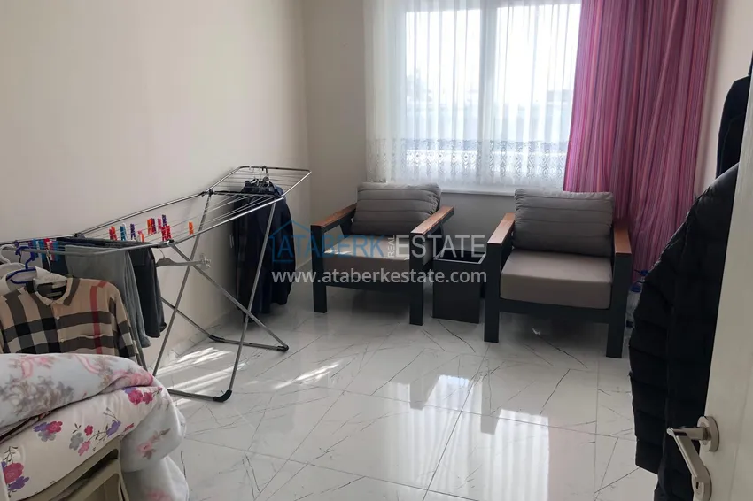 Приобрести Квартира 2+1 с террасой 70 м² в Алании, район Махмутлар - с мебелью и видом на море  8 