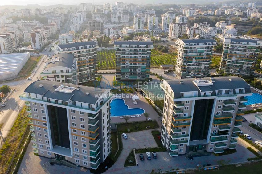 Квартира в Авсалларе с мебелью и застекленным балконом в комплексе отельного типа – напрямую от собственника 2 