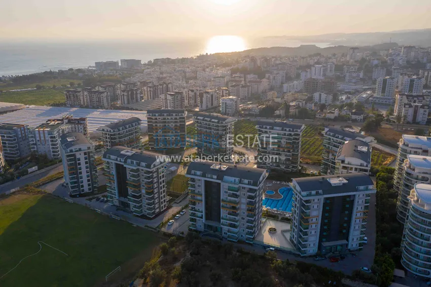 Квартира в Авсалларе с мебелью и застекленным балконом в комплексе отельного типа – напрямую от собственника 3 