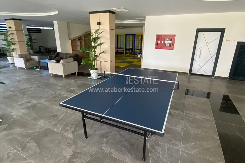 Квартира в Авсалларе с мебелью и застекленным балконом в комплексе отельного типа – напрямую от собственника 22 