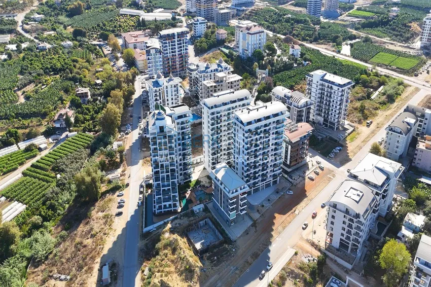 Квартиры в Алании в резиденции сегмента комфорт - район Махмутлар 3