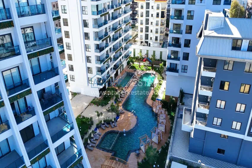 Квартиры в Алании в резиденции сегмента комфорт - район Махмутлар 6