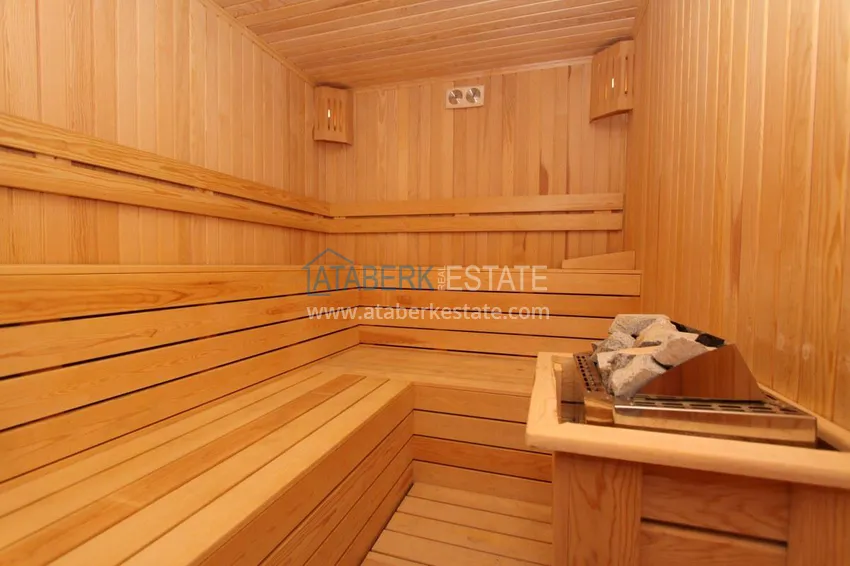 Трехкомнатная квартира в современном комплексе в 150 метрах от моря – Алания, район Кестель 22