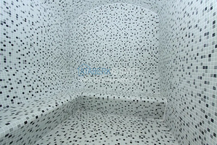 Трехкомнатная квартира в современном комплексе в 150 метрах от моря – Алания, район Кестель 23