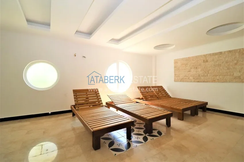 Трехкомнатная квартира в современном комплексе в 150 метрах от моря – Алания, район Кестель 24