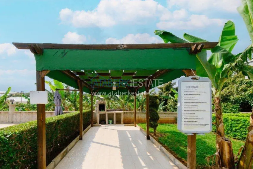 Трехкомнатная квартира в современном комплексе в 150 метрах от моря – Алания, район Кестель 12