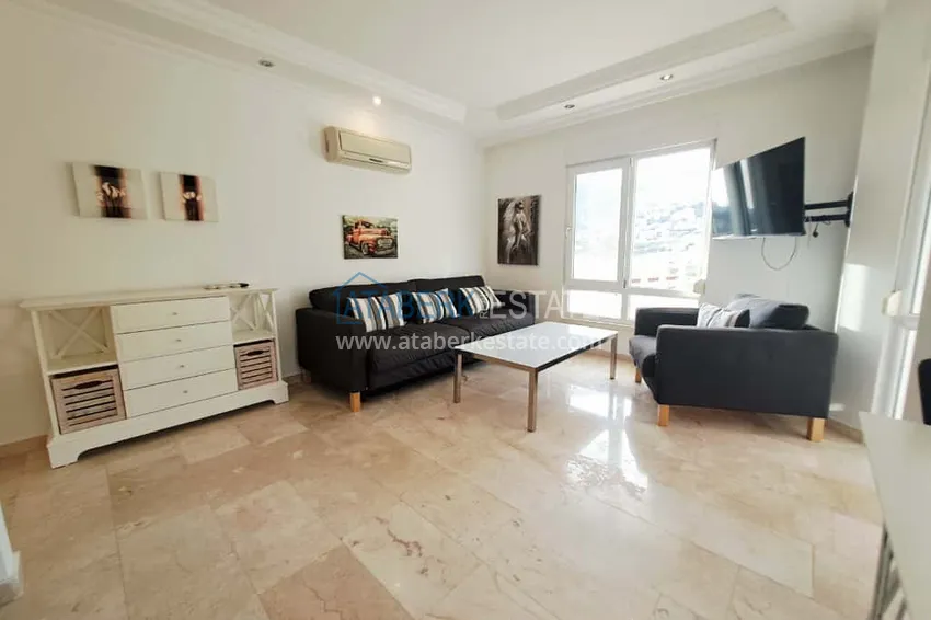 Приобрести Квартира 2+1 с видом на море и мебелью в Алании - недалеко от центра, район Бекташ 3 