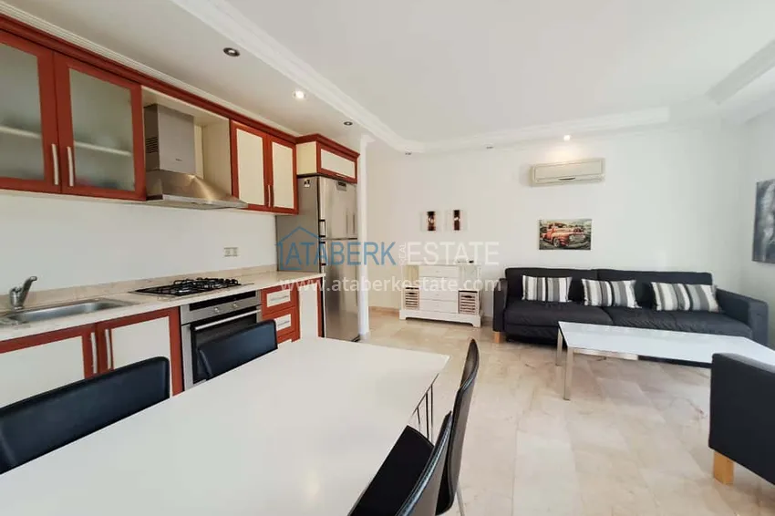 Приобрести Квартира 2+1 с видом на море и мебелью в Алании - недалеко от центра, район Бекташ 6 