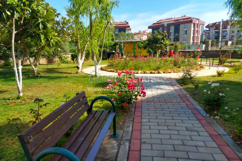 Квартира под ВНЖ в Алании, район Оба — с мебелью в европейском комплексе 13 