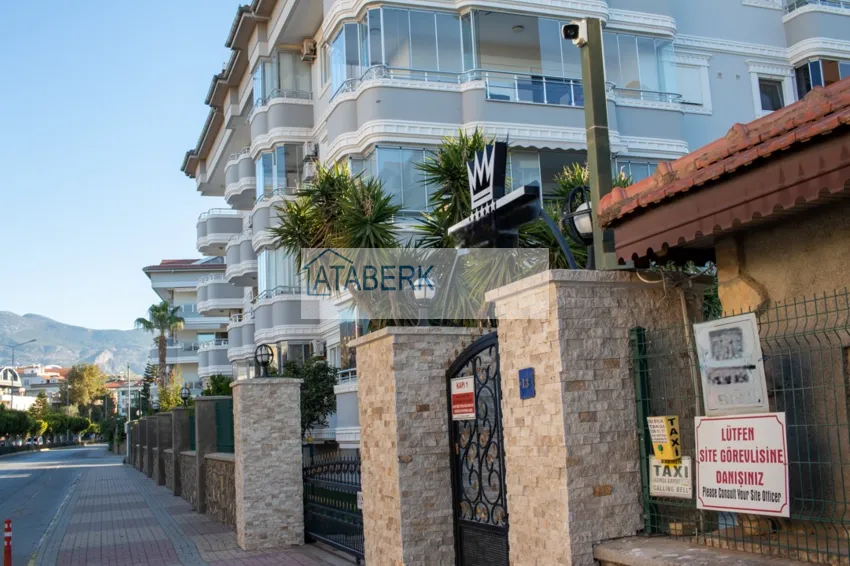 Квартира под ВНЖ в Алании, район Оба — с мебелью в европейском комплексе 14 