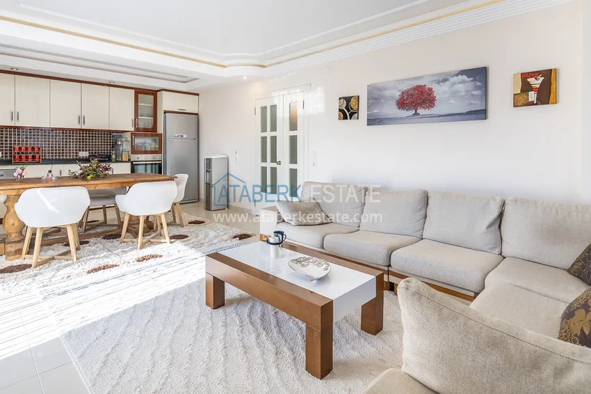 Приобрести Квартира под ВНЖ в Алании, район Оба — с мебелью в европейском комплексе 1 