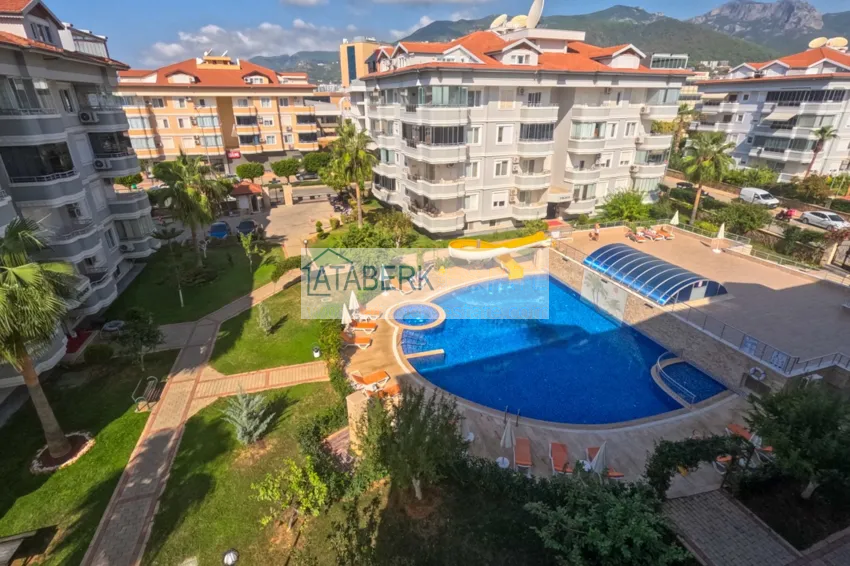 Квартира под ВНЖ в Алании, район Оба — с мебелью в европейском комплексе 3 