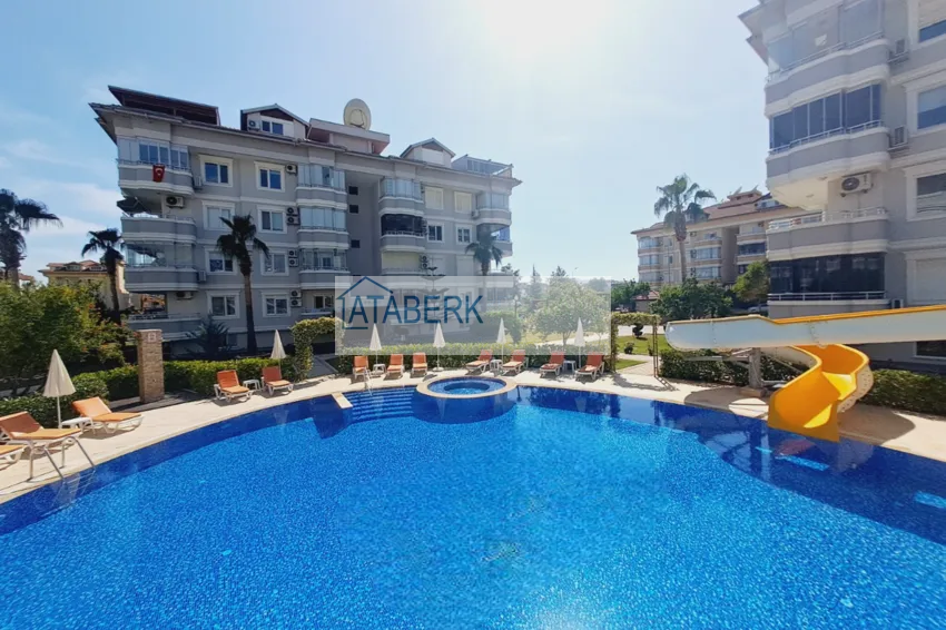 Квартира под ВНЖ в Алании, район Оба — с мебелью в европейском комплексе 6 