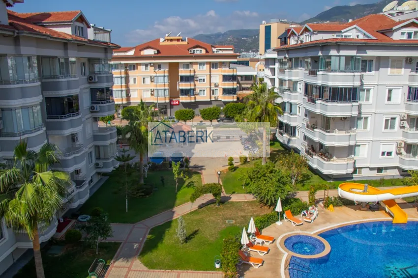 Квартира под ВНЖ в Алании, район Оба — с мебелью в европейском комплексе 7 